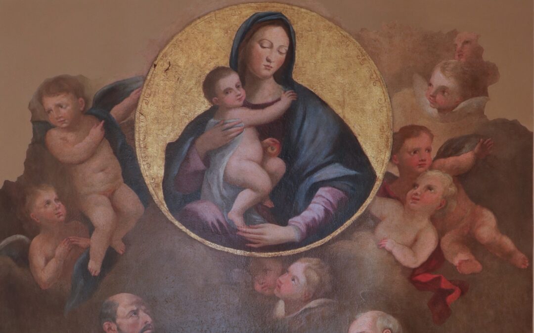 Madonna con bambino tra Sant’Ignazio e San Filippo Neri (Seconda metà del XVIII secolo)