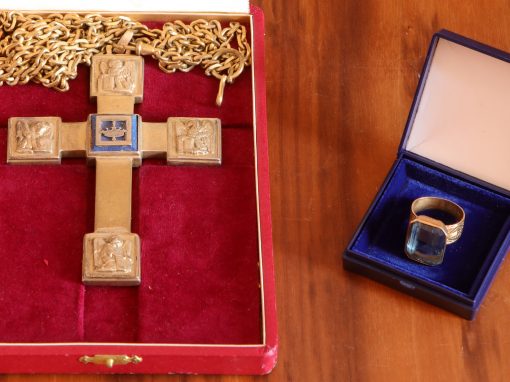 Croce pettorale e anello del vescovo Agapito Simeoni (1972)